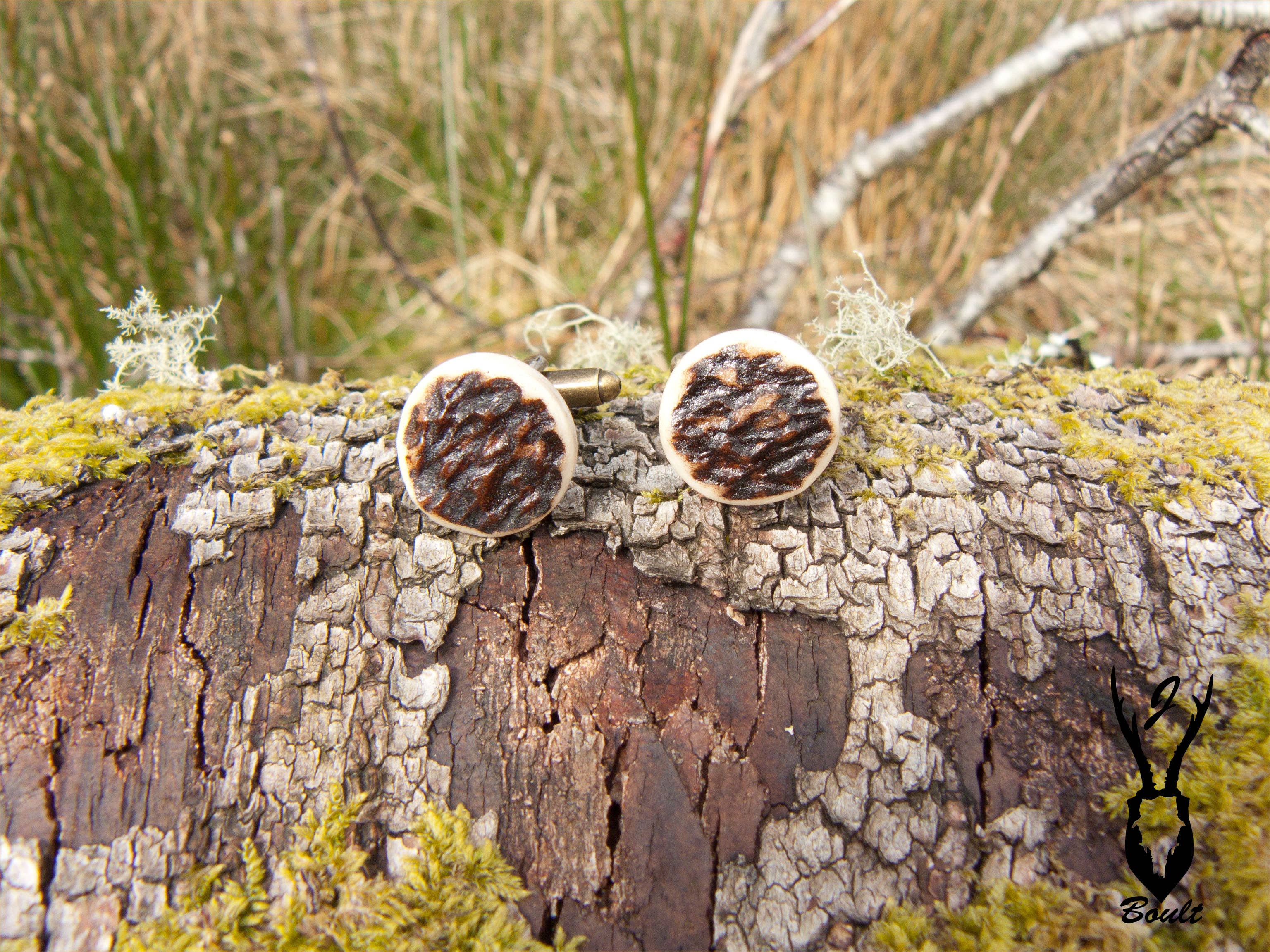 J Boult Designs - Wholesale Cufflinks - Antler Cufflinks — Handmade Scottish Gift for Men2