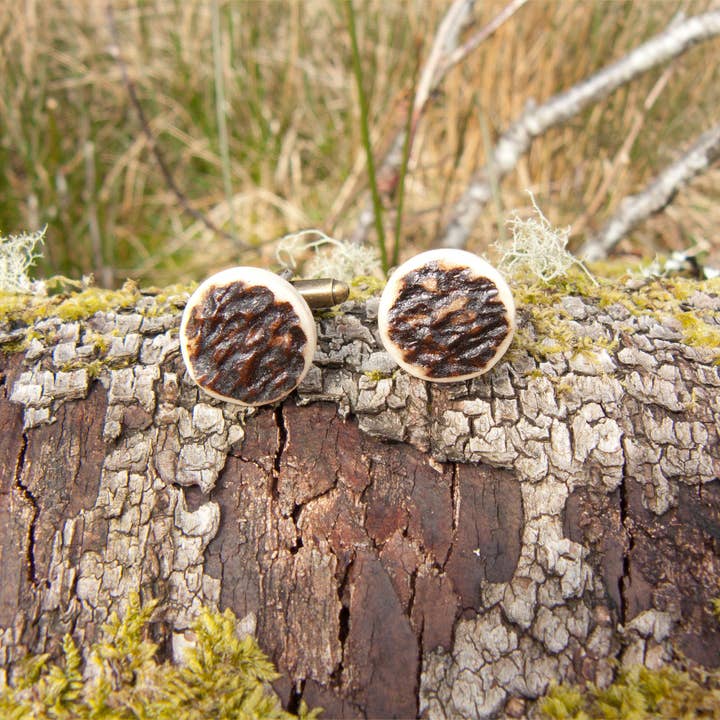 J Boult Designs - Wholesale Cufflinks - Antler Cufflinks — Handmade Scottish Gift for Men2