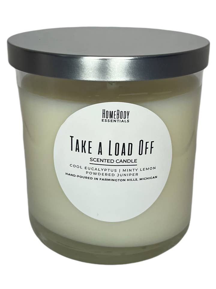 Take a Load Off 1-Wick Candles for wholesale by HomeBody Essentials