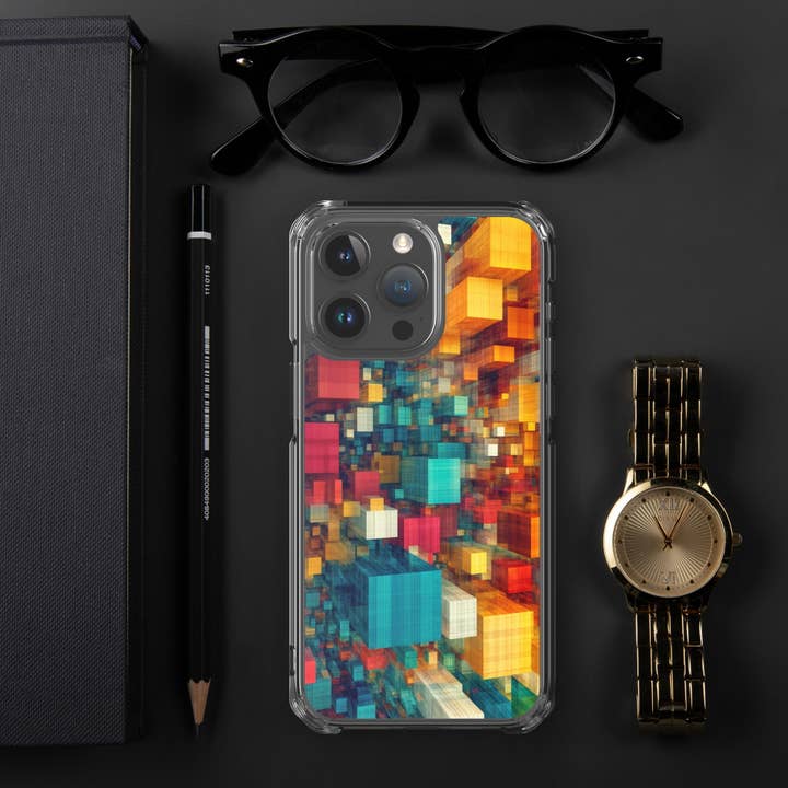 Funda de teléfono Pixelated Block - para iPhone para venta al por mayor de Pixel Gallery