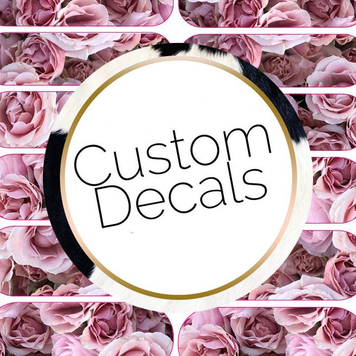 Custom Decals - Long for wholesale by DIPPY COW NAILS