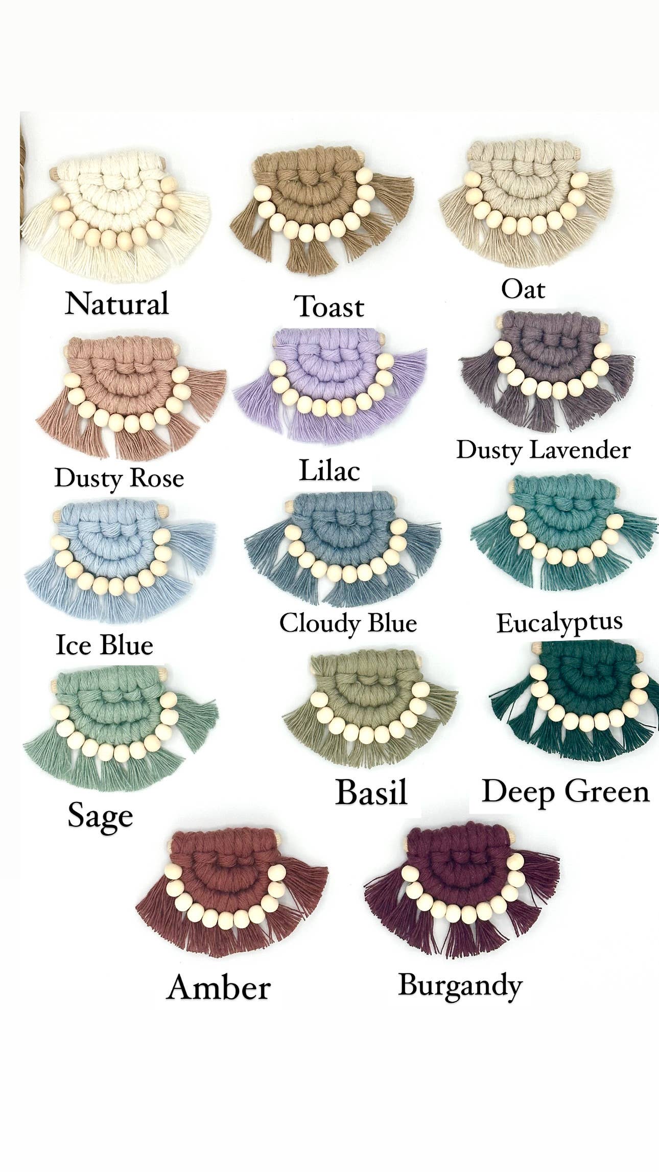 Lilly Bird Crochet – wholesale Car Freshener - Unisex – Macrame car vent & oil diffuser1