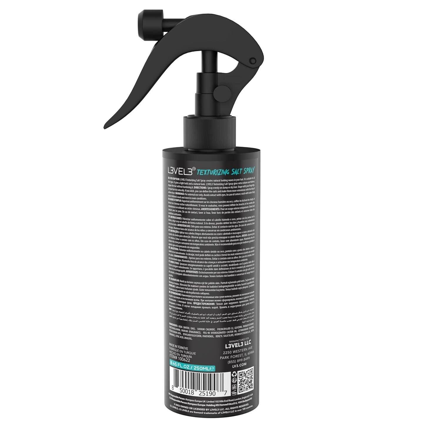 KT Supply – wholesale Hair spray – Level 3 Texturizing Salt Spray,8.45Oz1