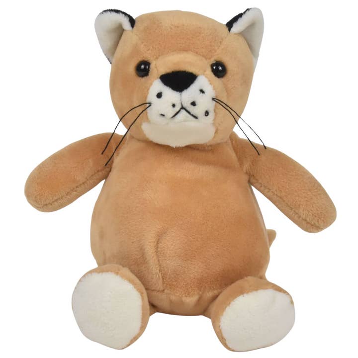 6" Carl Cougar - Mini Me Collection Stuffed Toy for wholesale by Soft Stuff Creations, Inc.