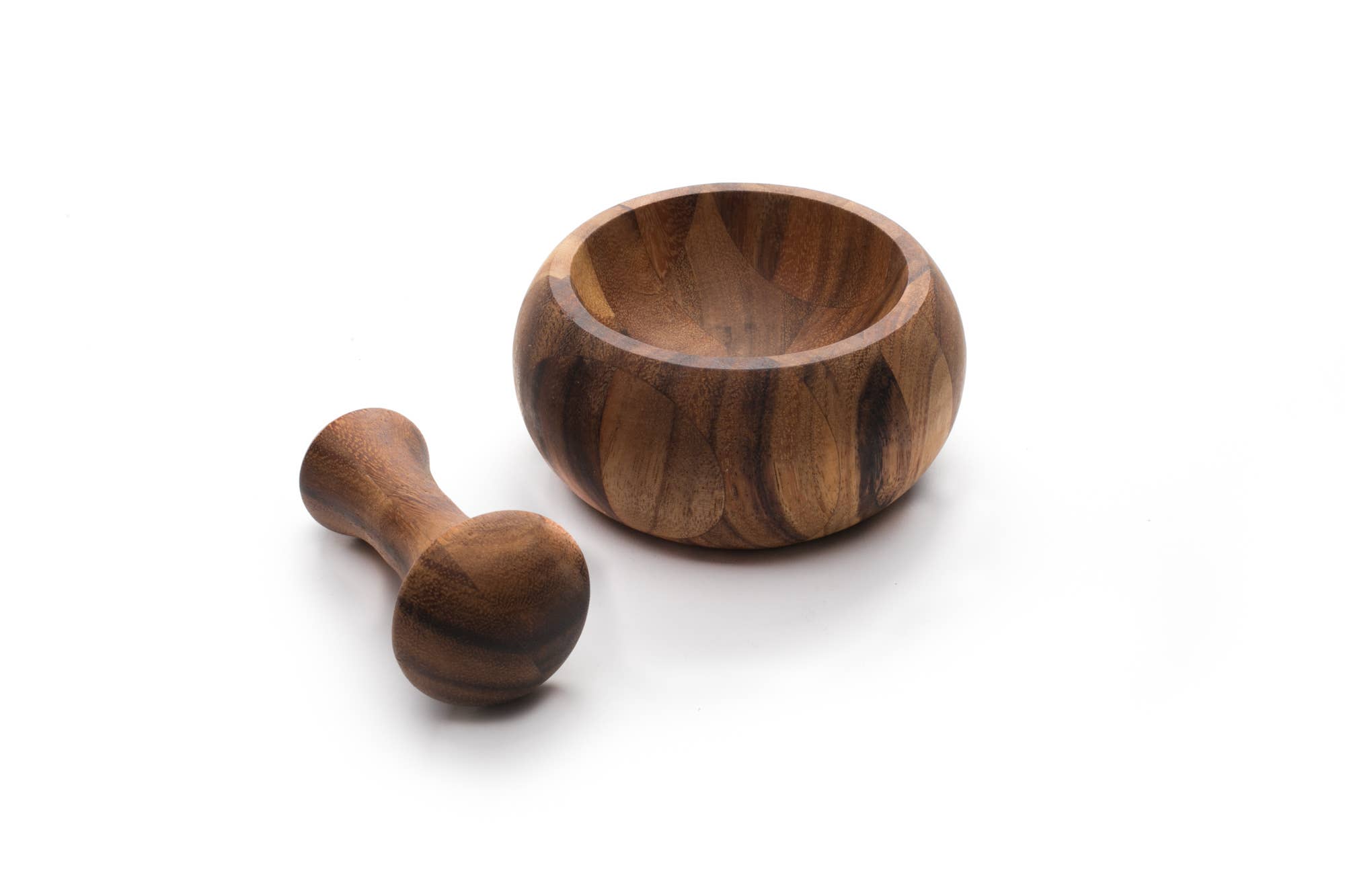 Fox Run Brands - Vendita all'ingrosso Mortai e pestelli - Mortaio e Pestello in Legno di Acacia Ironwood, 14,6 x 14,6 x 7,6 cm8