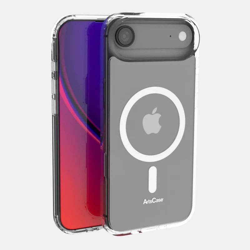 ArtsCase - Vente Coque de téléphone – femme - Coque transparente iPhone 17 Air avec MagSafe – Impact Hybrid10