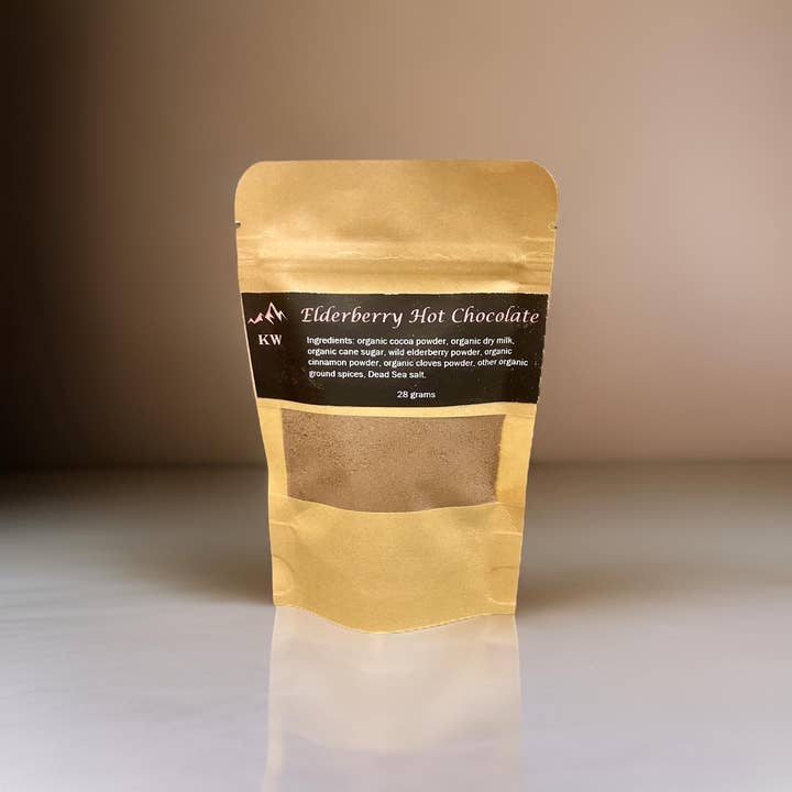 Kootenay Wildcrafting Co - Wholesale Hot Cocoa Mix/Kit - Organic Elderberry Hot Chocolate- 55 grams3