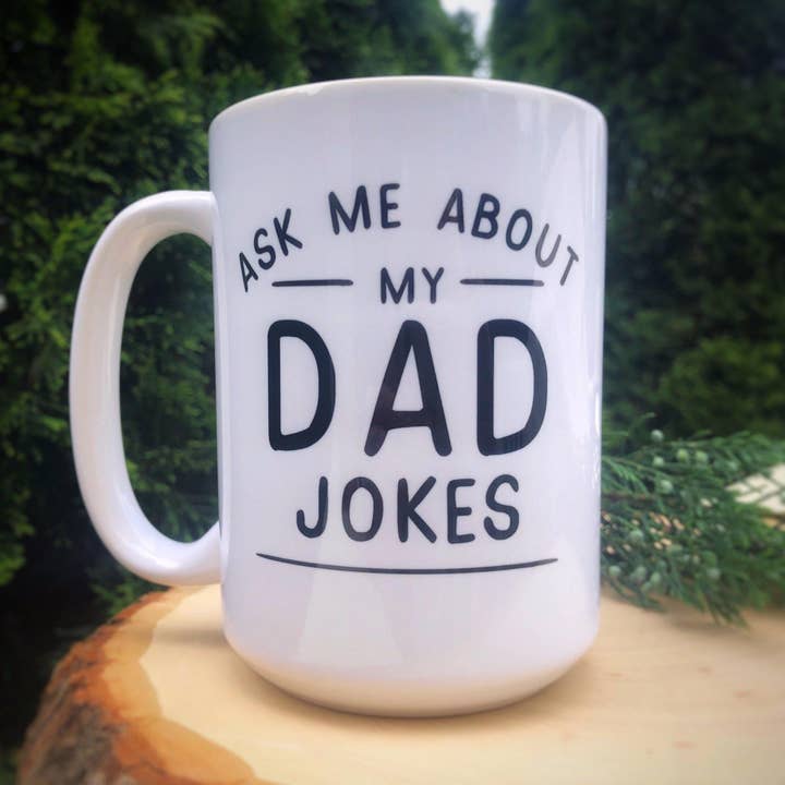 Dad Jokes Fathers Day Mug for wholesale by With Love Louise
