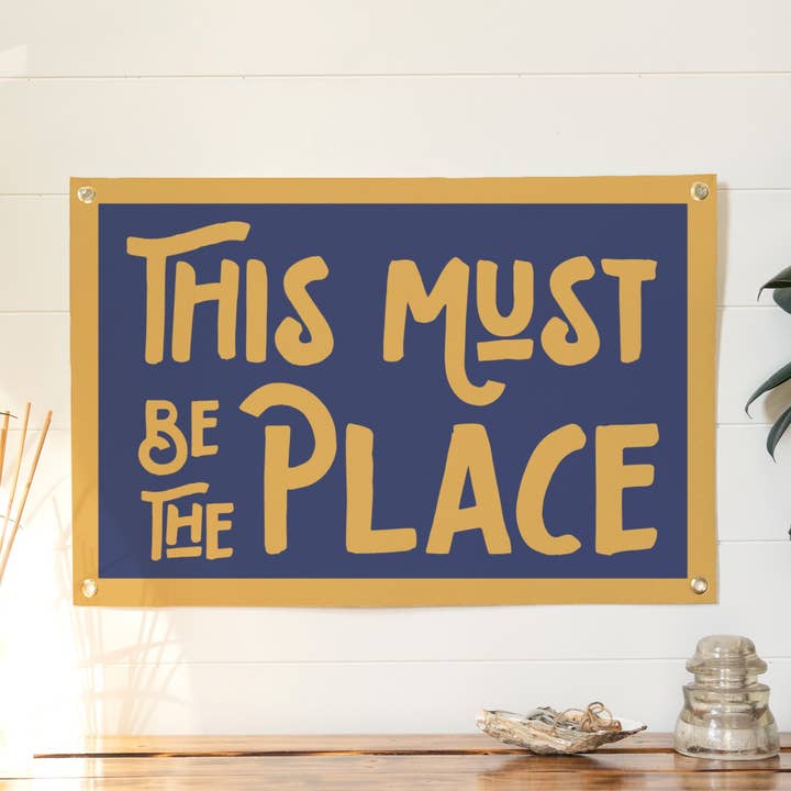 Benoit's Design Co. - Wholesale Sign - This Must Be The Place Felt Banner5