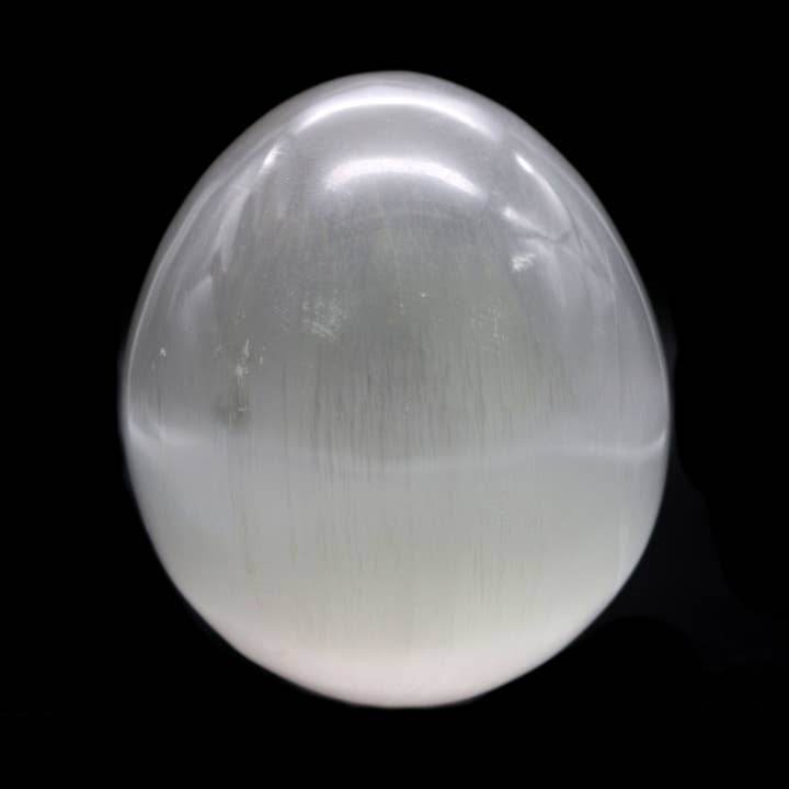 Uovo in cristallo di selenite (15 pollici) per la vendita all'ingrosso da parte di Designs by Deekay Inc.