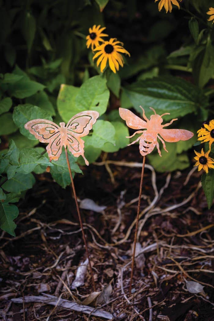 Elegant Garden Design – wholesale Gräspiggar – Bee Pick - detaljerad silhuett av honungsbi för trädgårdsdekoration11