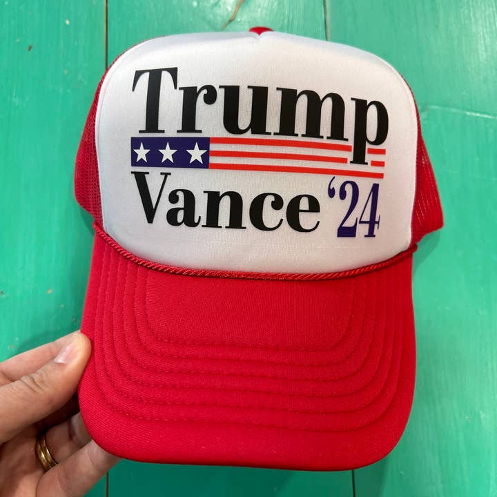 Vibes Hat Company - Wholesale Trucker Hat - Unisex - Trump Vance '24 Trucker | Election Hats | Political Caps