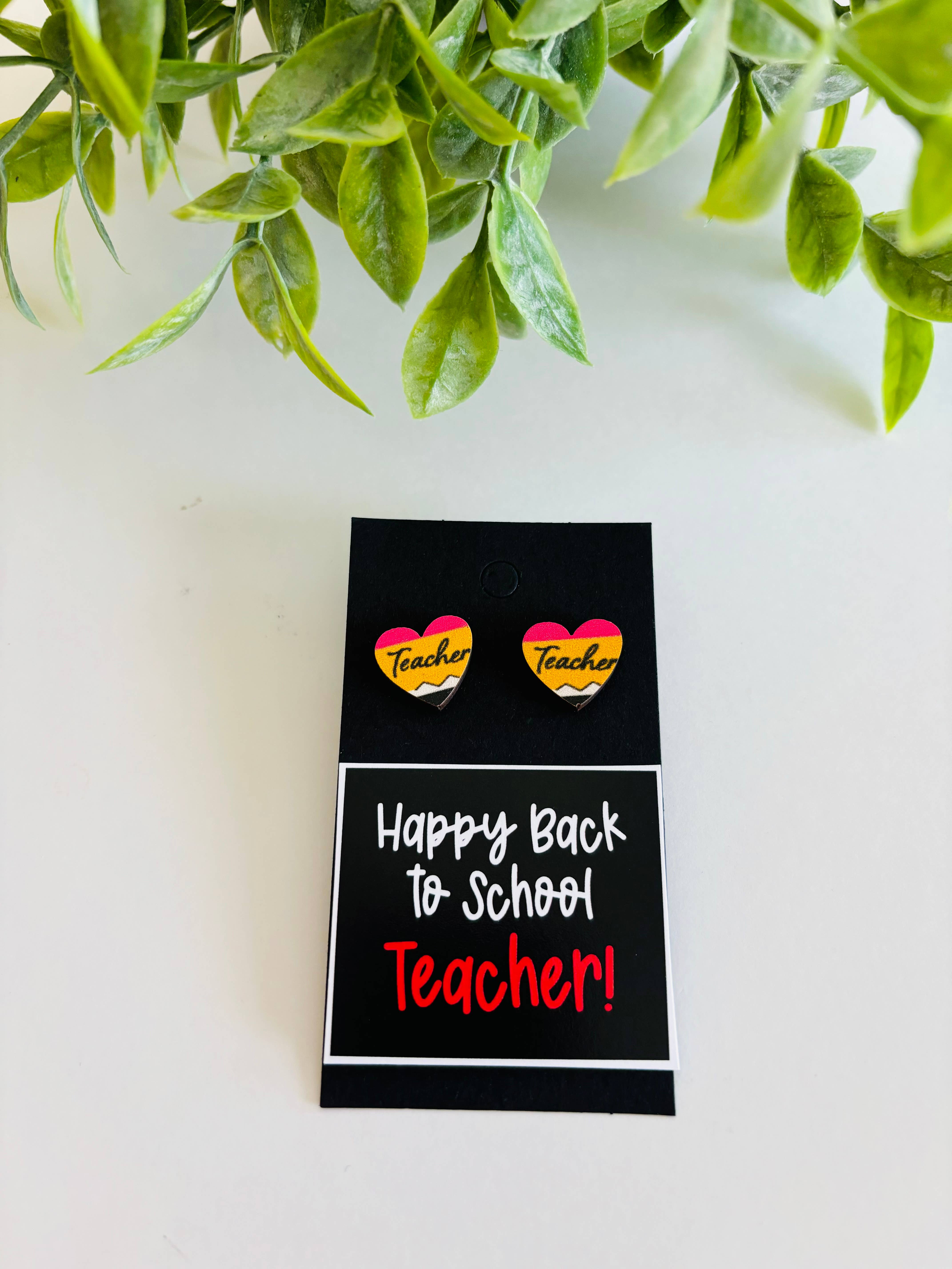 Peddle Your Paper - Vendita all'ingrosso Orecchini a bottone - Combo regalo di orecchini per l'apprezzamento degli insegnanti al ritorno a scuola1