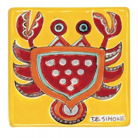 Ceramiche De Simone - Wholesale Wall Tile - Zodiac Sign Cancer Crab Tile0
