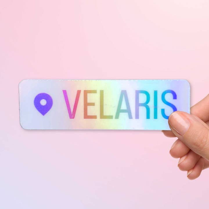 ACOTAR Sticker - Velaris Location Tag (Officially Licensed) for wholesale by Bookish Queen