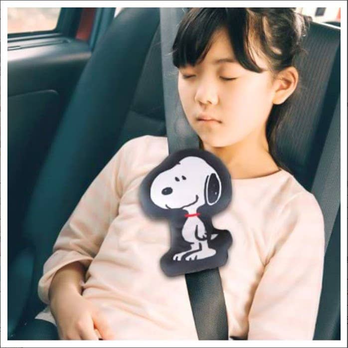 Just Snap Up - Wholesale Car Decorative Charm - Unisex - Snoopy - Fluffy Seat Belt Cover2