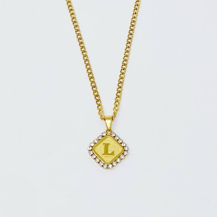 Ellison+Young - Wholesale Pendant/Charm Necklace - Aztec Delight Initial Necklace7