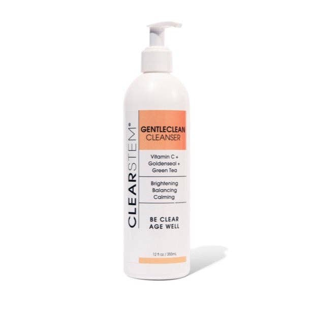 CLEARSTEM Skincare - Wholesale Facial Cleanser - GENTLECLEANâ„¢ Vitamin Infused Calming Wash (12 oz)