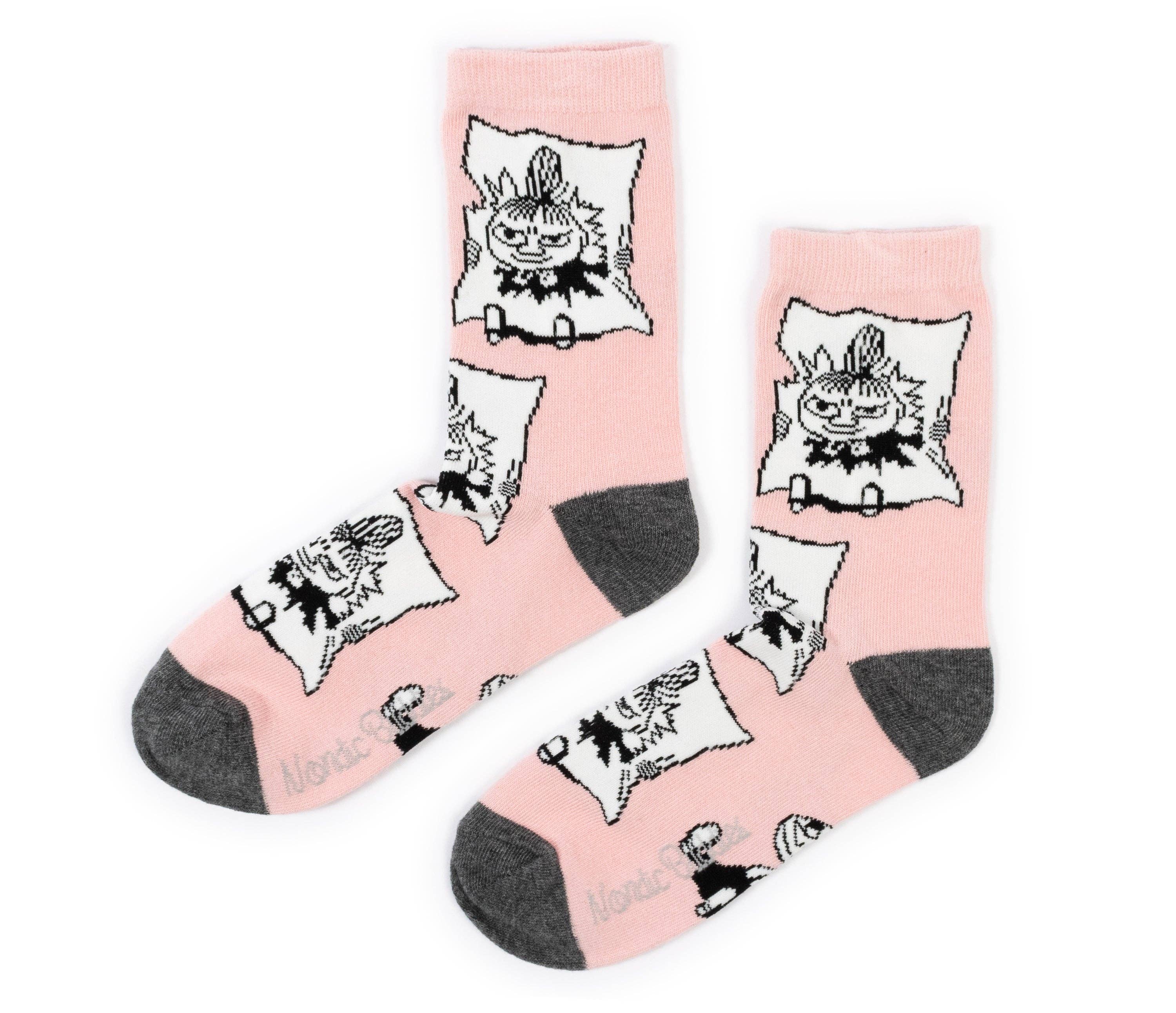 Nordicbuddies – Großhandel Socken – Damen – Little My Pranking Damensocken - Pink
