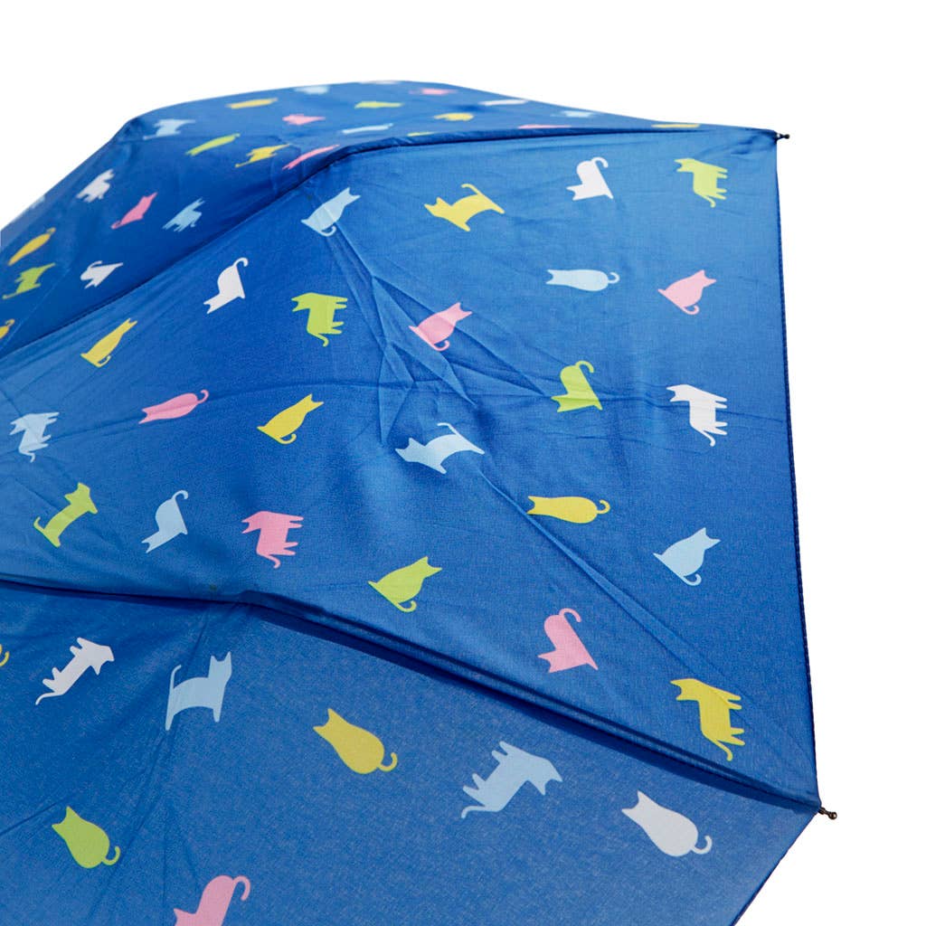 Balvi – Guarda-chuva – Criança por atacado – Guarda-chuva infantil azul Meowmbrella com capa de neoprene em formato de gato, nylon4