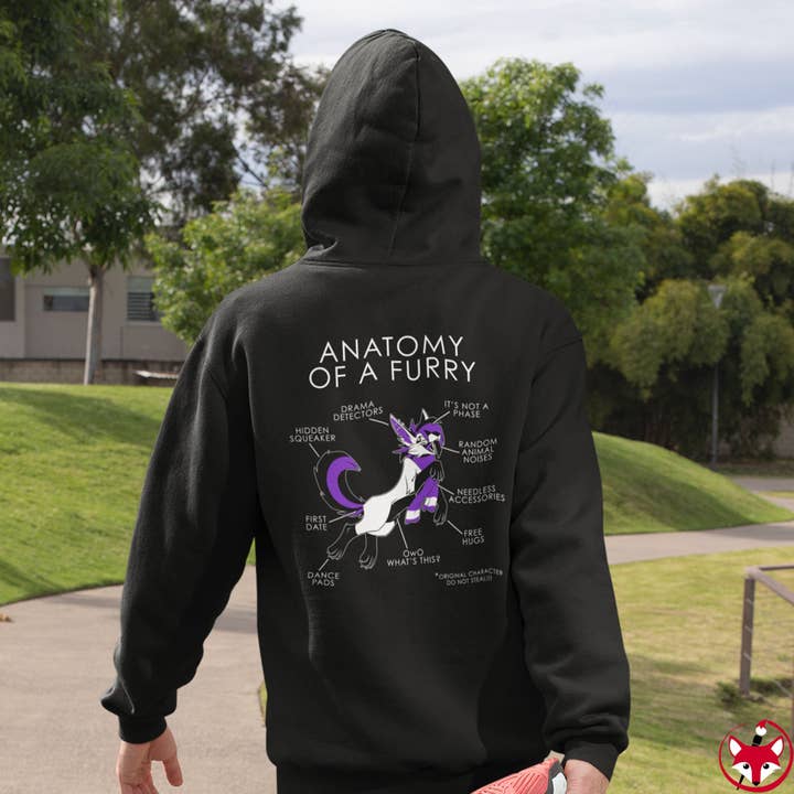 Furry Purple - Hættetrøje for engroshandel hos Artworktee