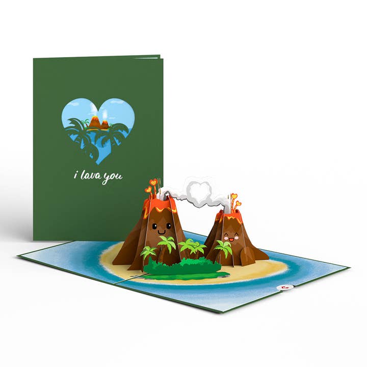 Lovepop Cards - Wholesale Love Card - I Lava You 5''x7'' Card, Pop-Up Cards