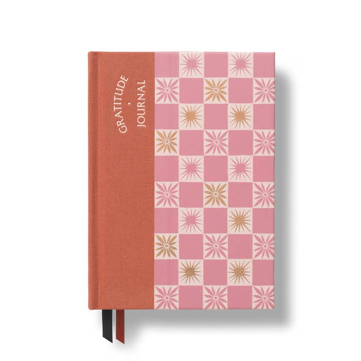 Guided Gratitude Journal, A6 Fabric - Starbursts for wholesale by Papier