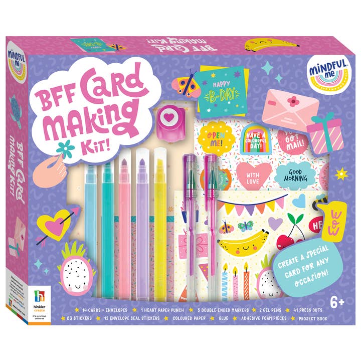 Mindful Me BFF Card Making Kit for wholesale by Hinkler Australia