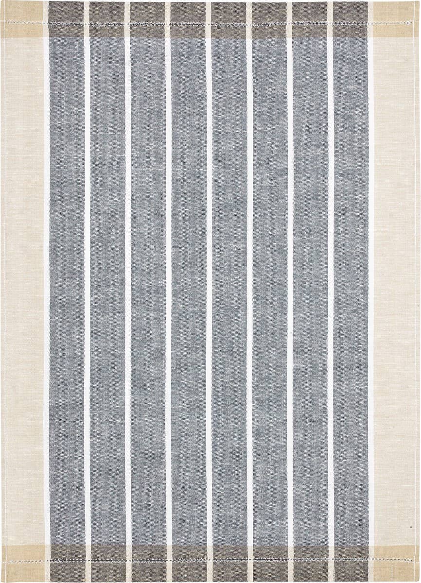 Rune-Jakobsen Design – wholesale Kökshandduk – Kökshanddukar i linne/bomull med grå cottage-ränder2