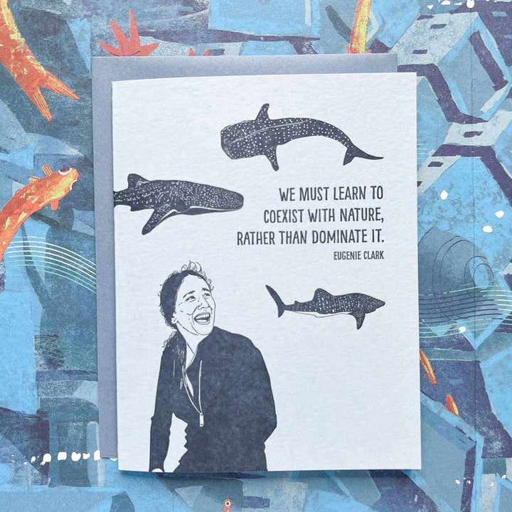 Blackbird Letterpress â wholesale Everyday greeting card â Eugenie Clark letterpress card1