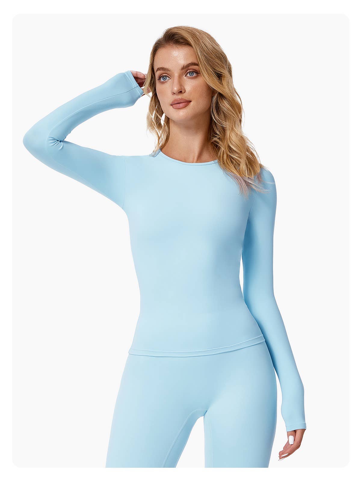 Mantra Active - Wholesale Athletic Top - Women's - Abigail Buttery Soft Crew Neck Long Sleeve Active Top2