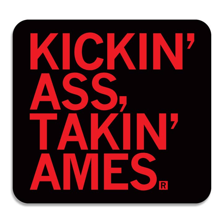 Pegatina Kickin' Ass Takin' Ames para venta al por mayor de RAYGUN