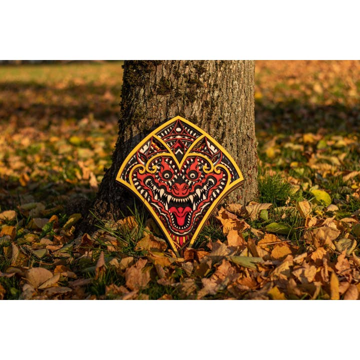 Dragon Wall Art, Asian Wall Decor, Wood Mandala Art for wholesale by BHDecor