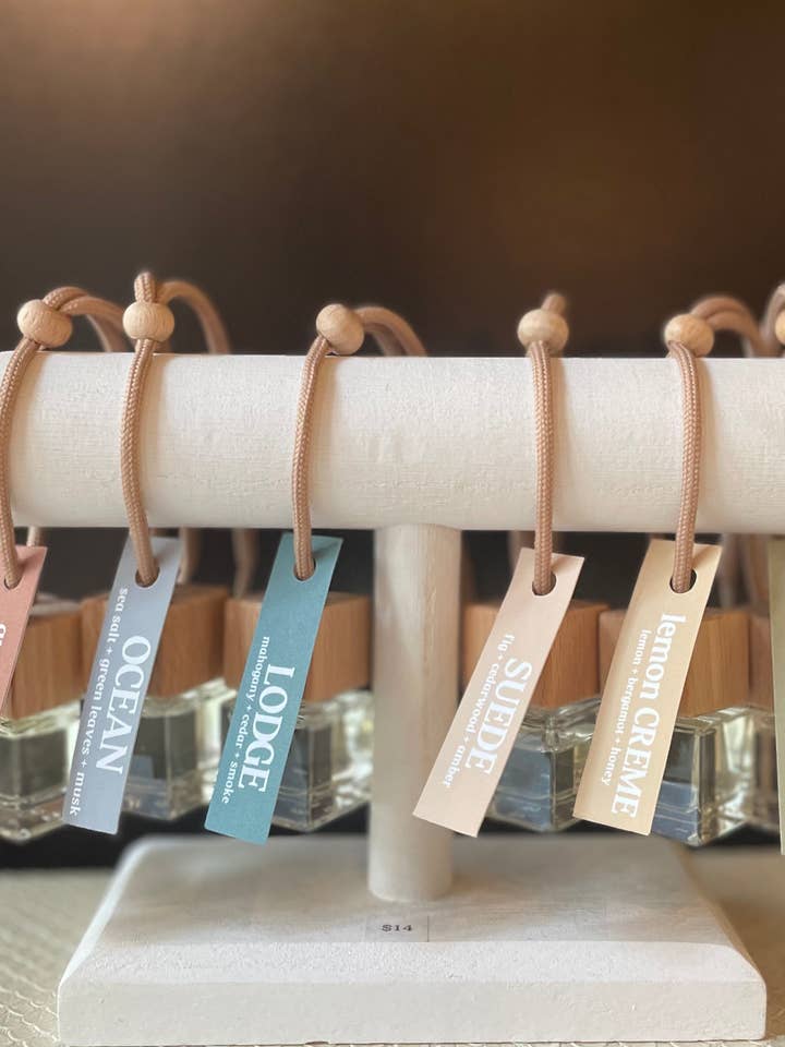 Mistletoe Car Diffuser/Holiday car freshener/Christmas gift for wholesale by Everscent Candle Co.