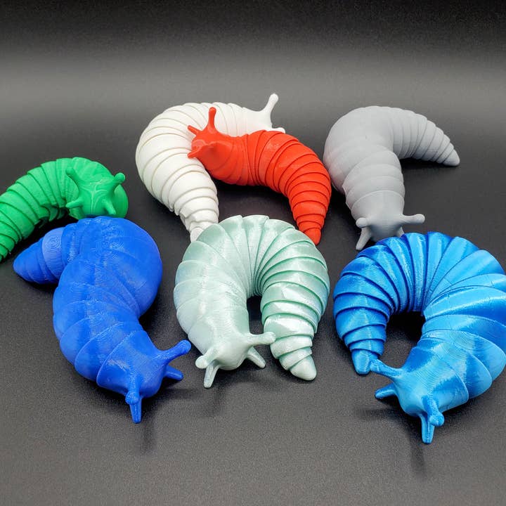 Clever Contraptions - Wholesale Fidget Toy - Kids - Fidget Slug Articulating Stim Toy