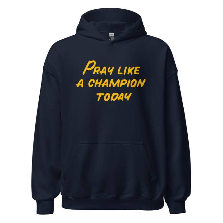 Pray Like a Champion Today - Fleece Hoodie for wholesale by Disciple Shirts