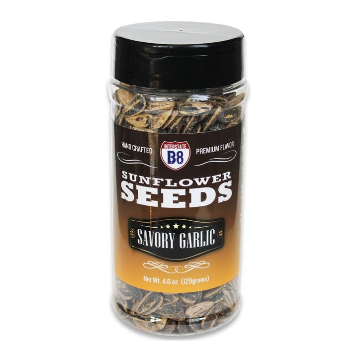 Interstate Bait - Wholesale Seeds/Kernels - Savory Garlic Whole Roasted Sunflower Seeds