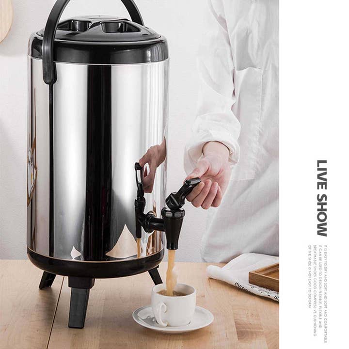 SOGA International Pty Ltd - Wholesale Kitchen appliance - SOGA 2X 16L Portable Insulated Cold/Heat Coffee Tea Beer Barrel Brew Pot With Dispenser6