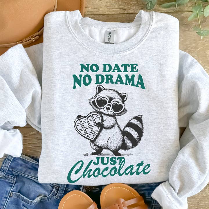 Raccoon Valentines Graphic Tee/Crewneck for wholesale by Willow Poppy