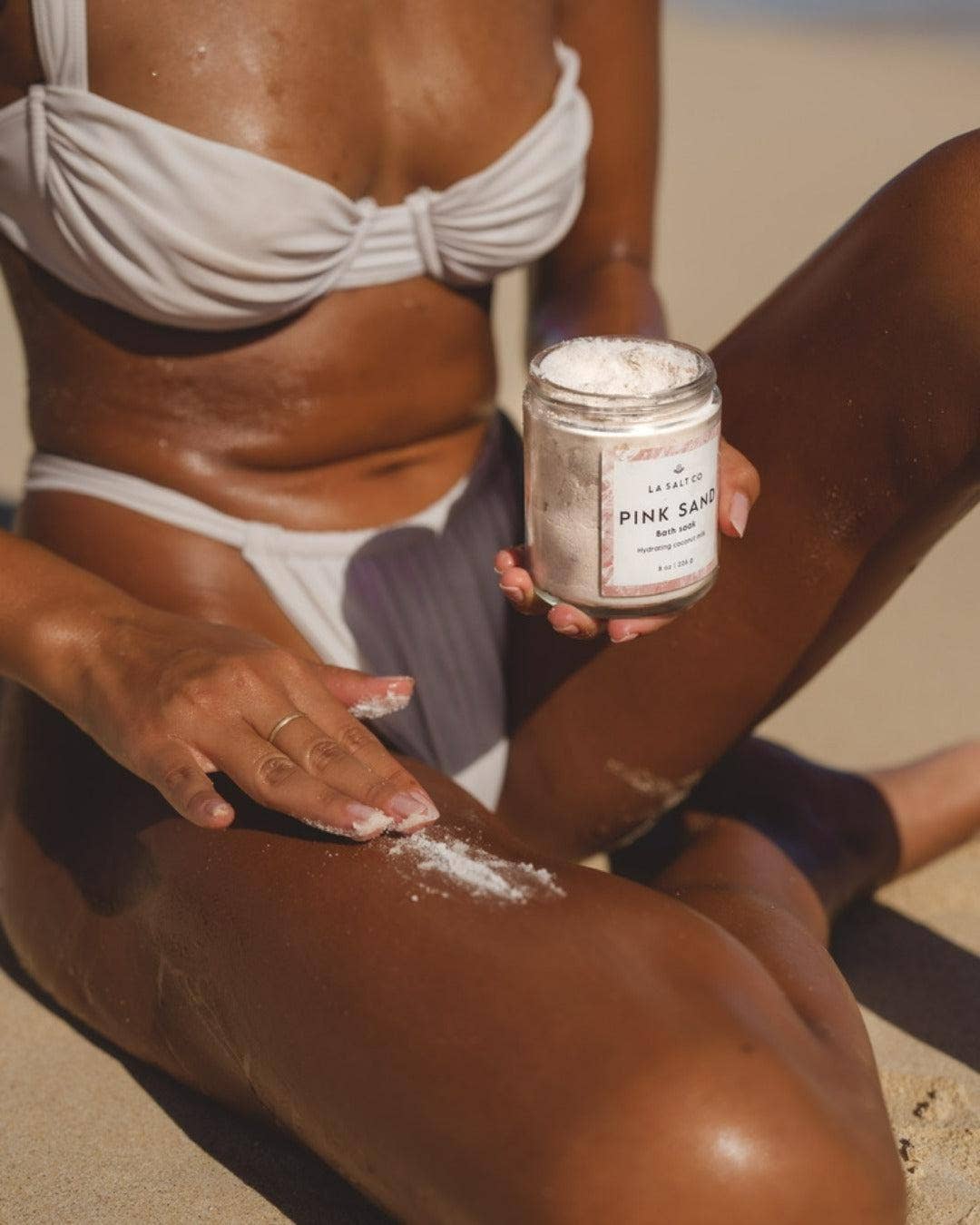 Los Angeles Salt Company - Vente Lait de bain - Savon à la noix de coco Pink Sand 7oz4