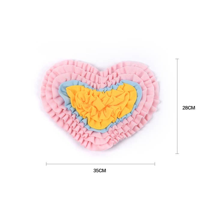 Cheerhunting - Wholesale Pet Food Mat - Dog - Snuffy - Heart-Shaped Snuffle Mat