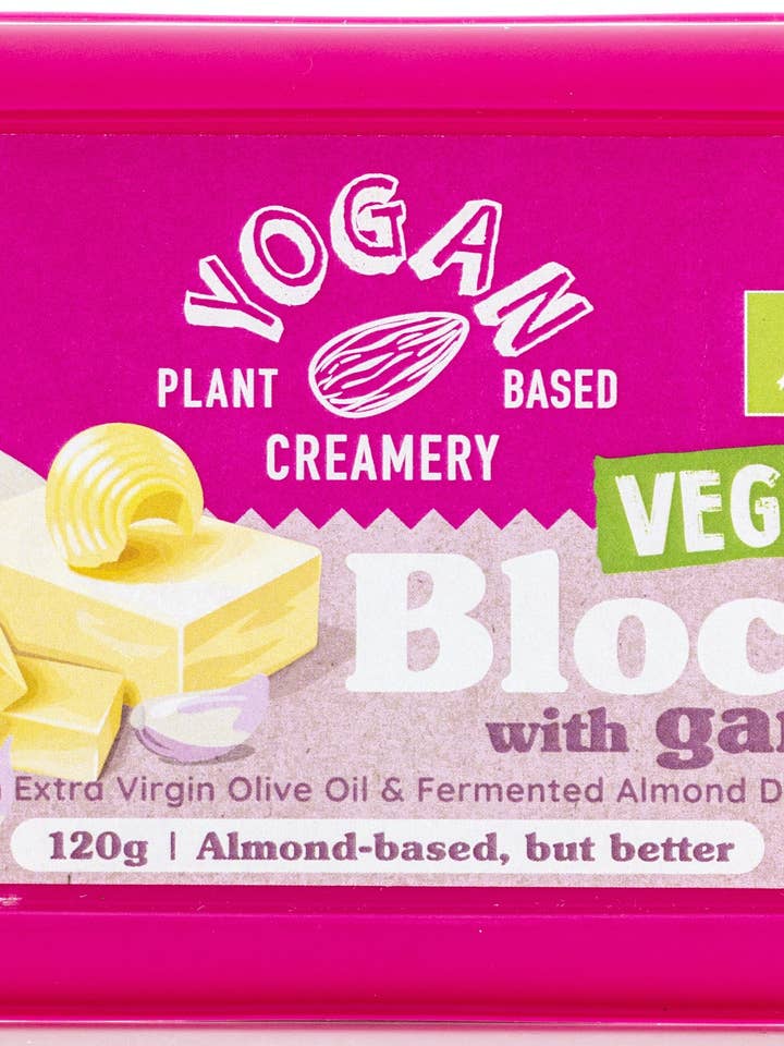 Base de amêndoa em bloco com alho 120g por atacado de Yogan Creamery