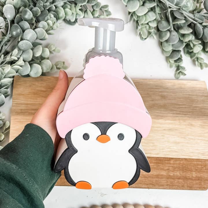 Porte-savon Pingouin | Décoration de salle de bain d'hiver | Économiseur de savon pour la vente par Lumber Revolution