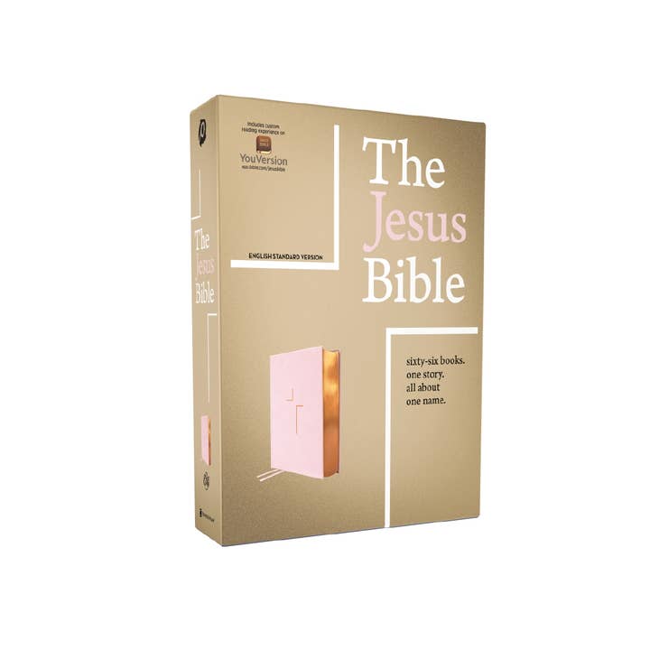 HarperCollins Christian Publishing - Wholesale Religion - ESV The Jesus Bible Leathersoft Over Board Pink9