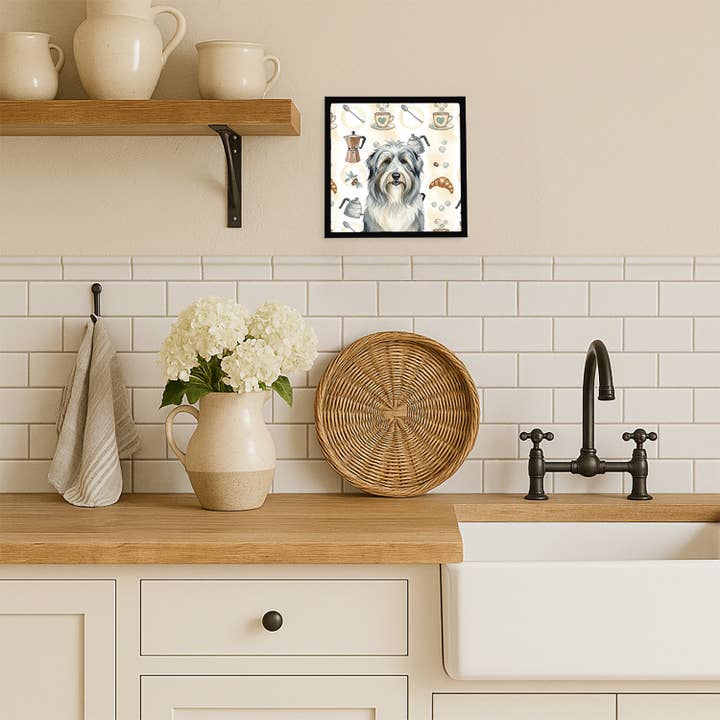 Stampa su Metallo Bar Caffè Bearded Collie WDK7303 per la vendita all'ingrosso da parte di Caroline's Treasures