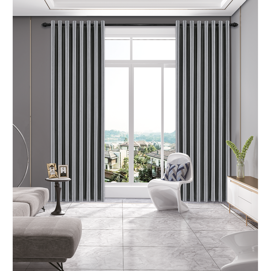 Super Bazaar - Wholesale Drape - Ready made Curtain - Blackout - With rings - 300x260cm12