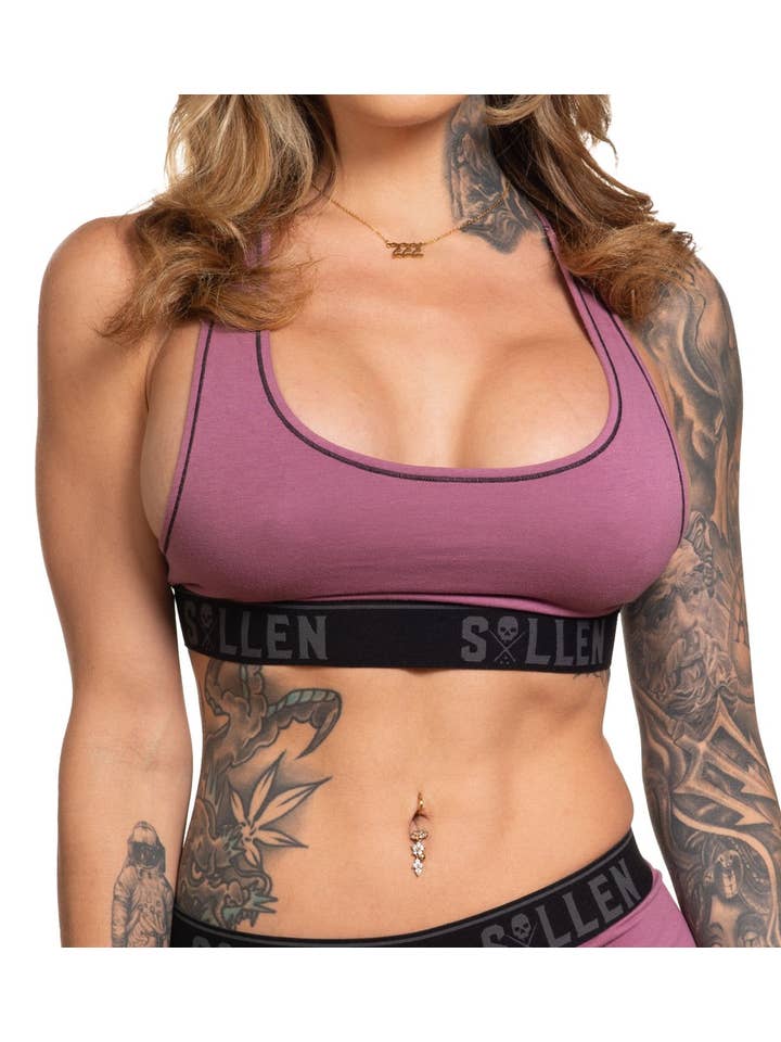 WISTFUL MAUVE Buttery Bralette for wholesale on Faire