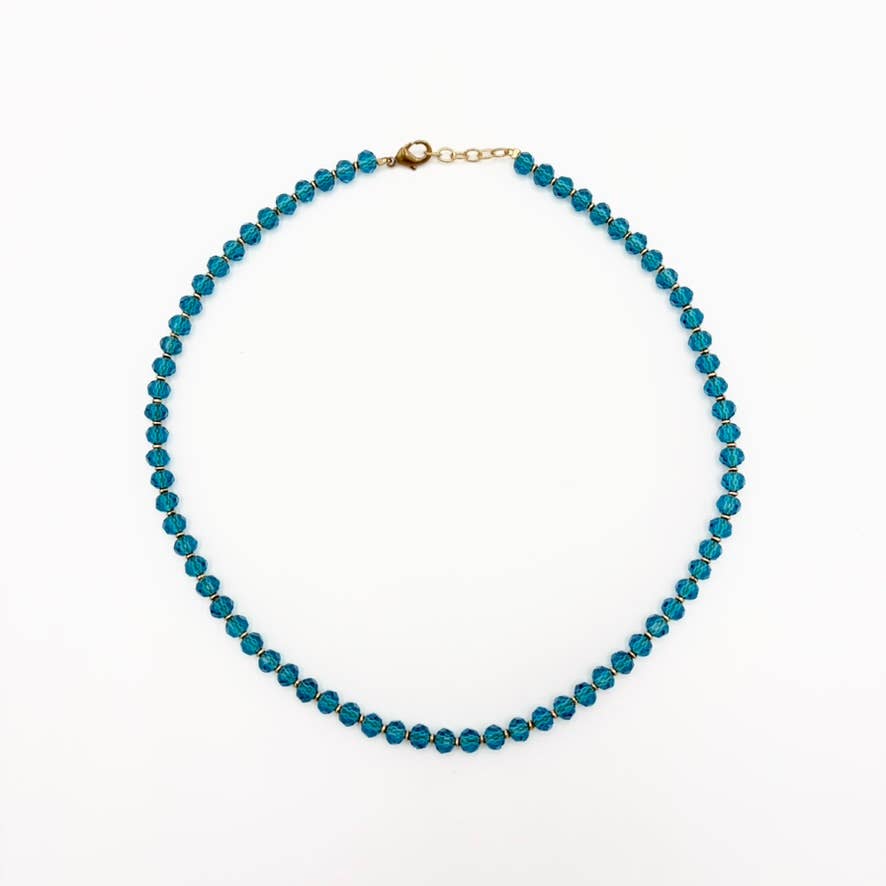 Baizaar – Großhandel Perlenkette – Perlen-Glitzer-Halskette2