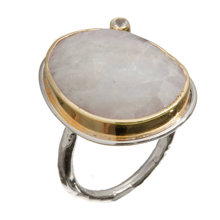 REMOVED BRAND - Wholesale Single Stone/Solitaire Ring - Moonstone Ring - The Signature Collection