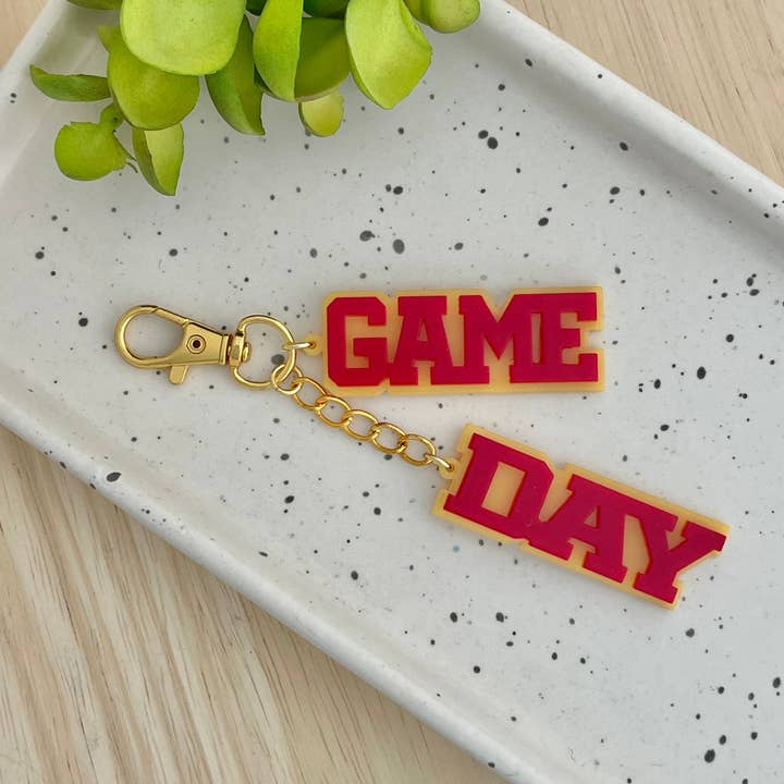 Bag Charm - Game Day for wholesale by MODish Design Co